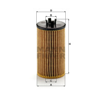 Фильтр масляный MANN-FILTER HU 612/2 X